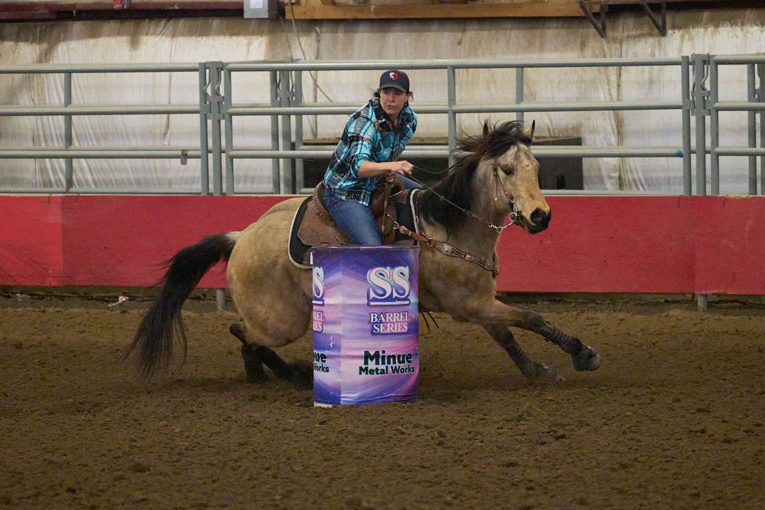 Barrel Racing Jackpot Photos in Alberta on January 21, 2023