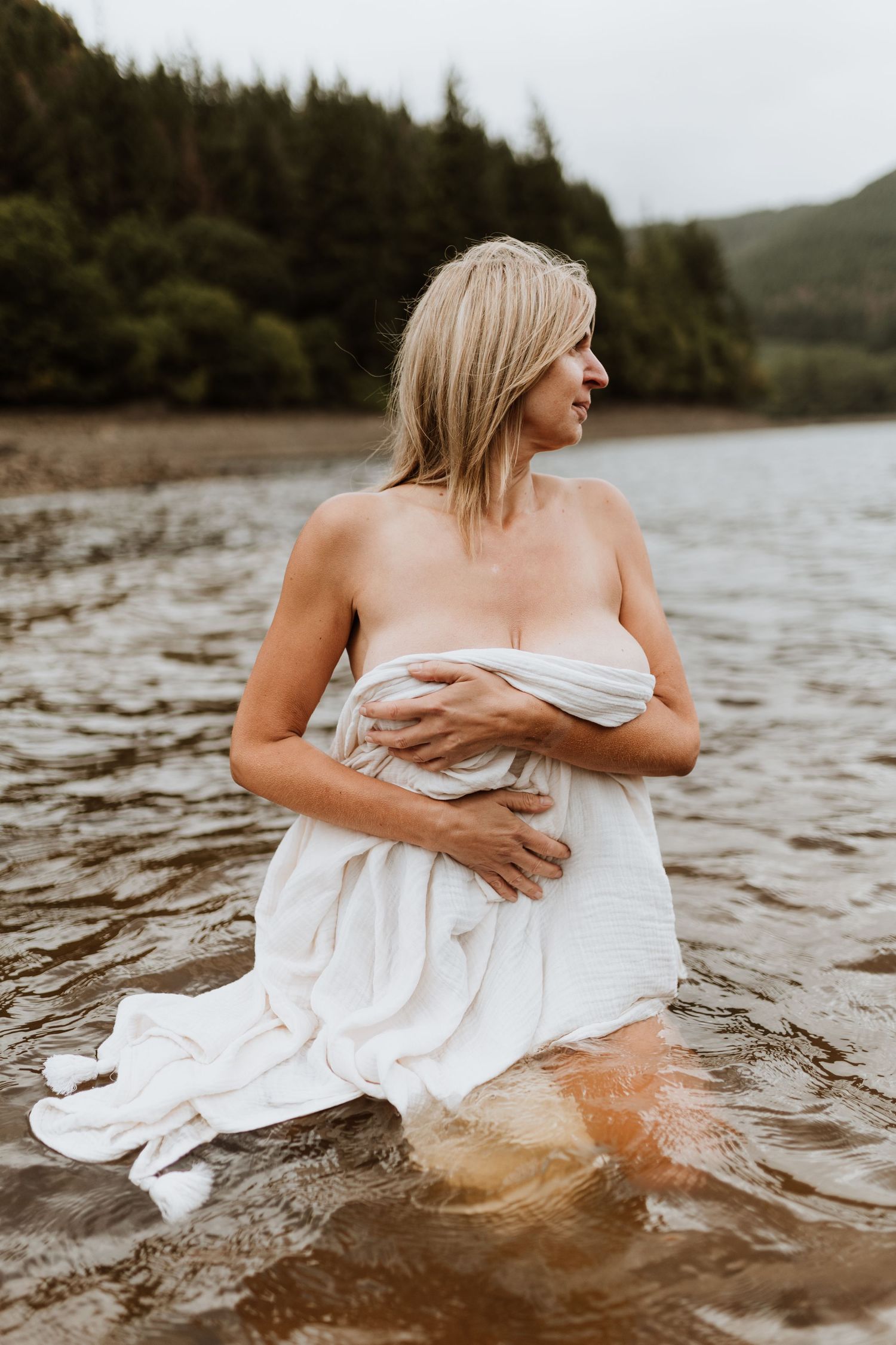 Empowerment photoshoot at Lake Vyrnwy, Powys