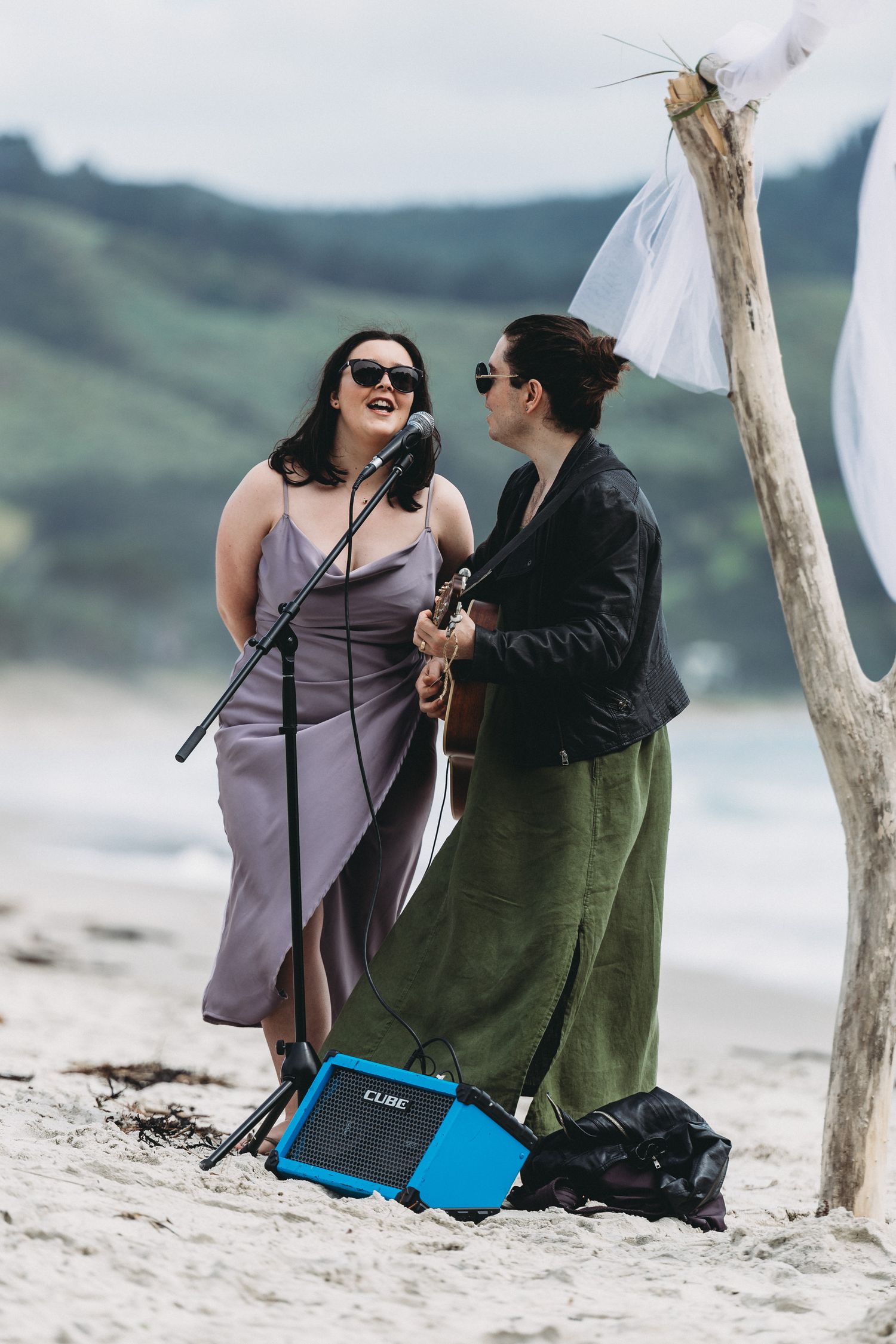 Whangapoua beach wedding in Coromandel by wedding photographer Jenna James