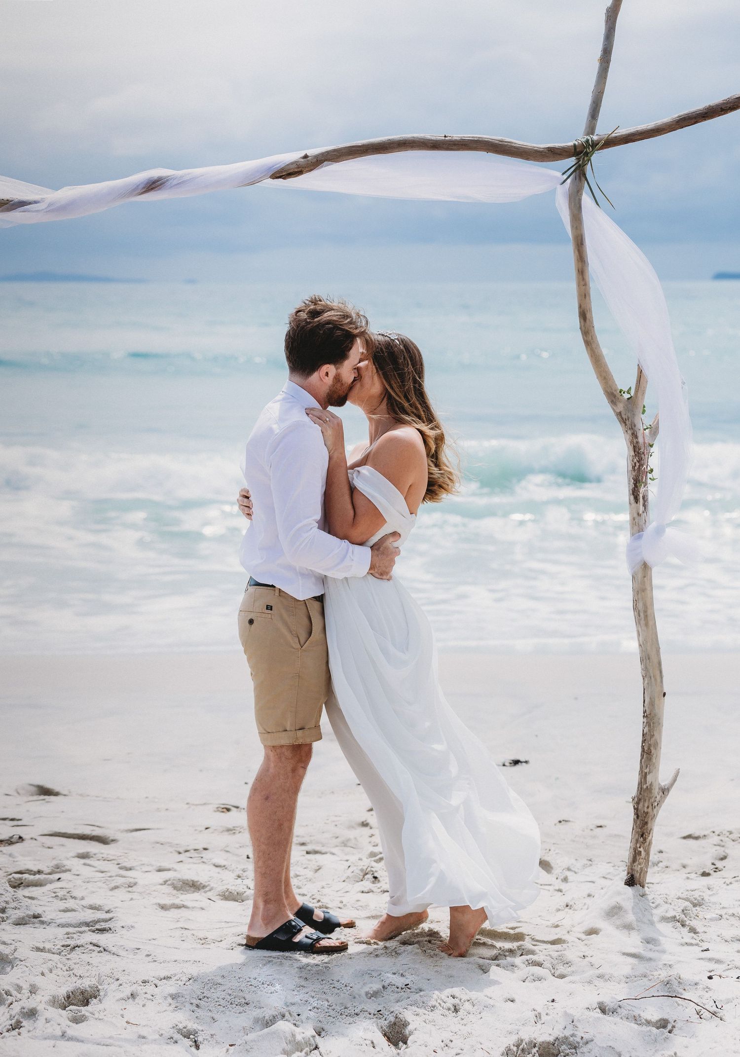 Whangapoua beach wedding