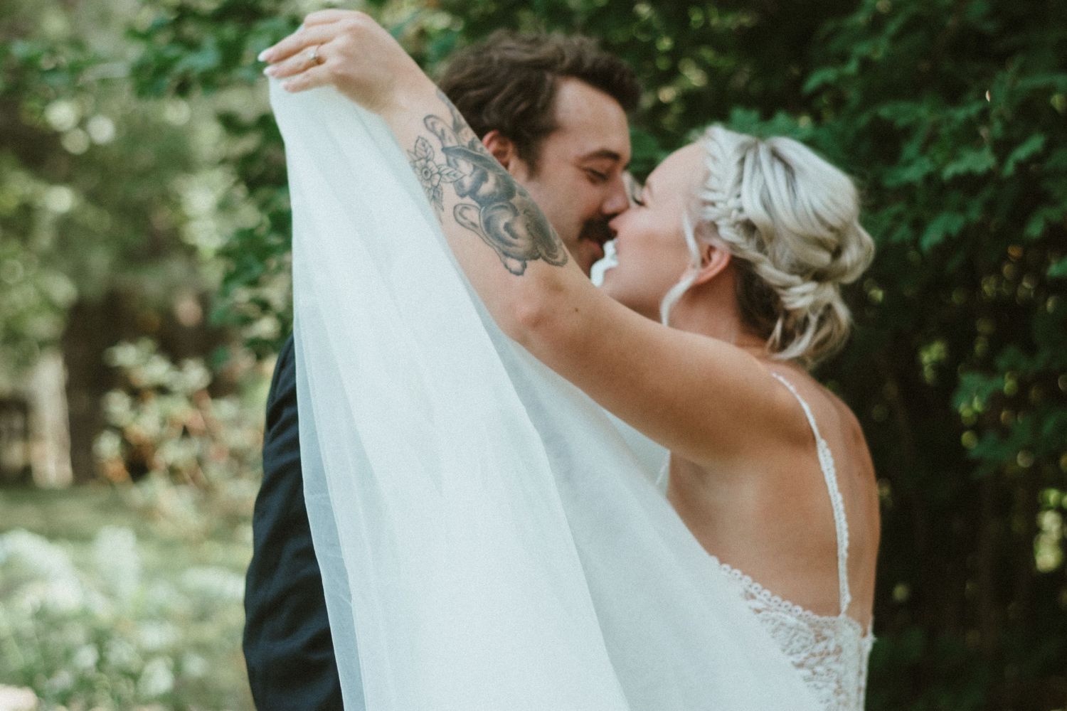 wedding dress long train summer wedding
