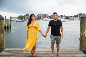 Downtown Annapolis City Dock Couple | Engagement | DANIE Photography