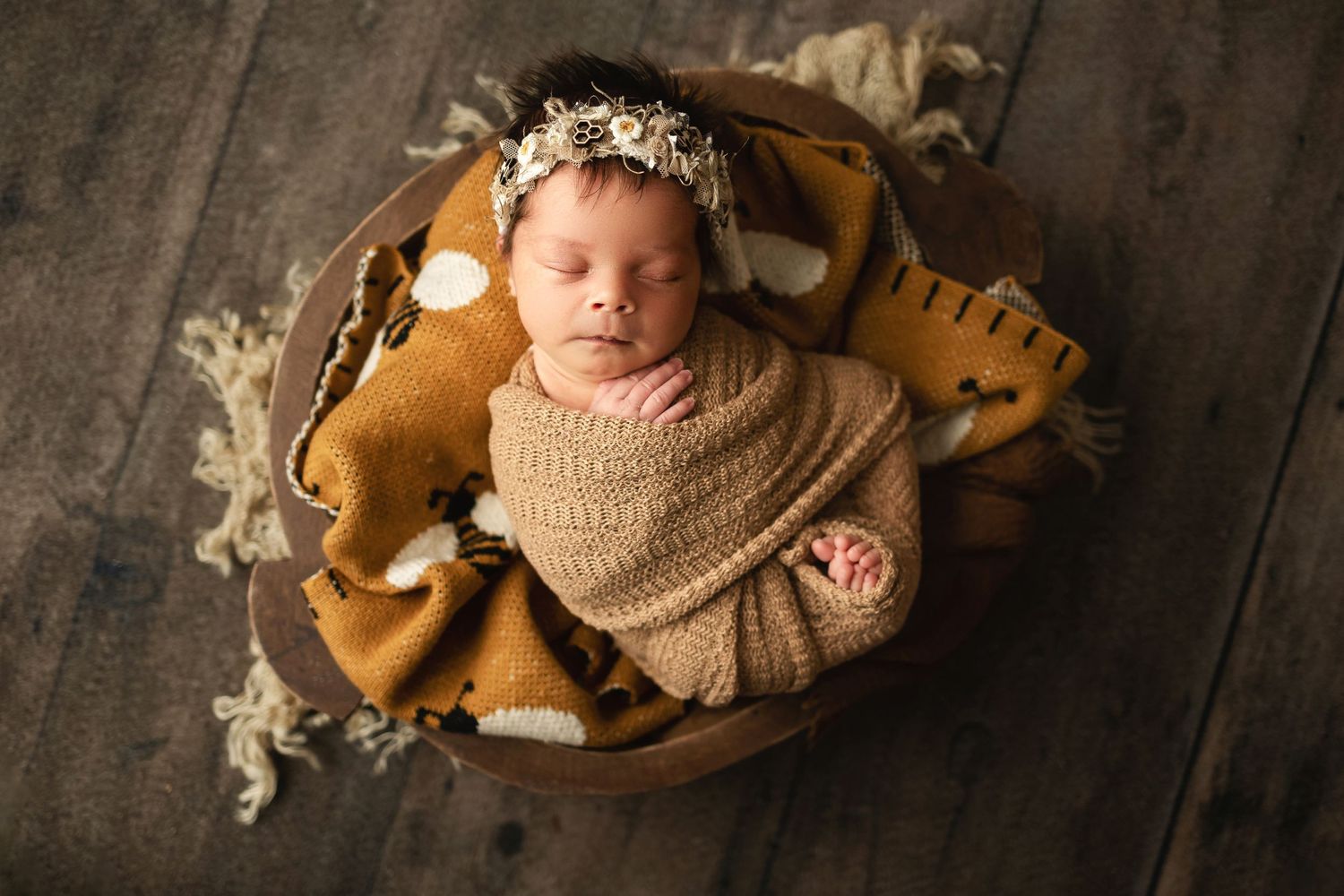 bumble bee newborn photos