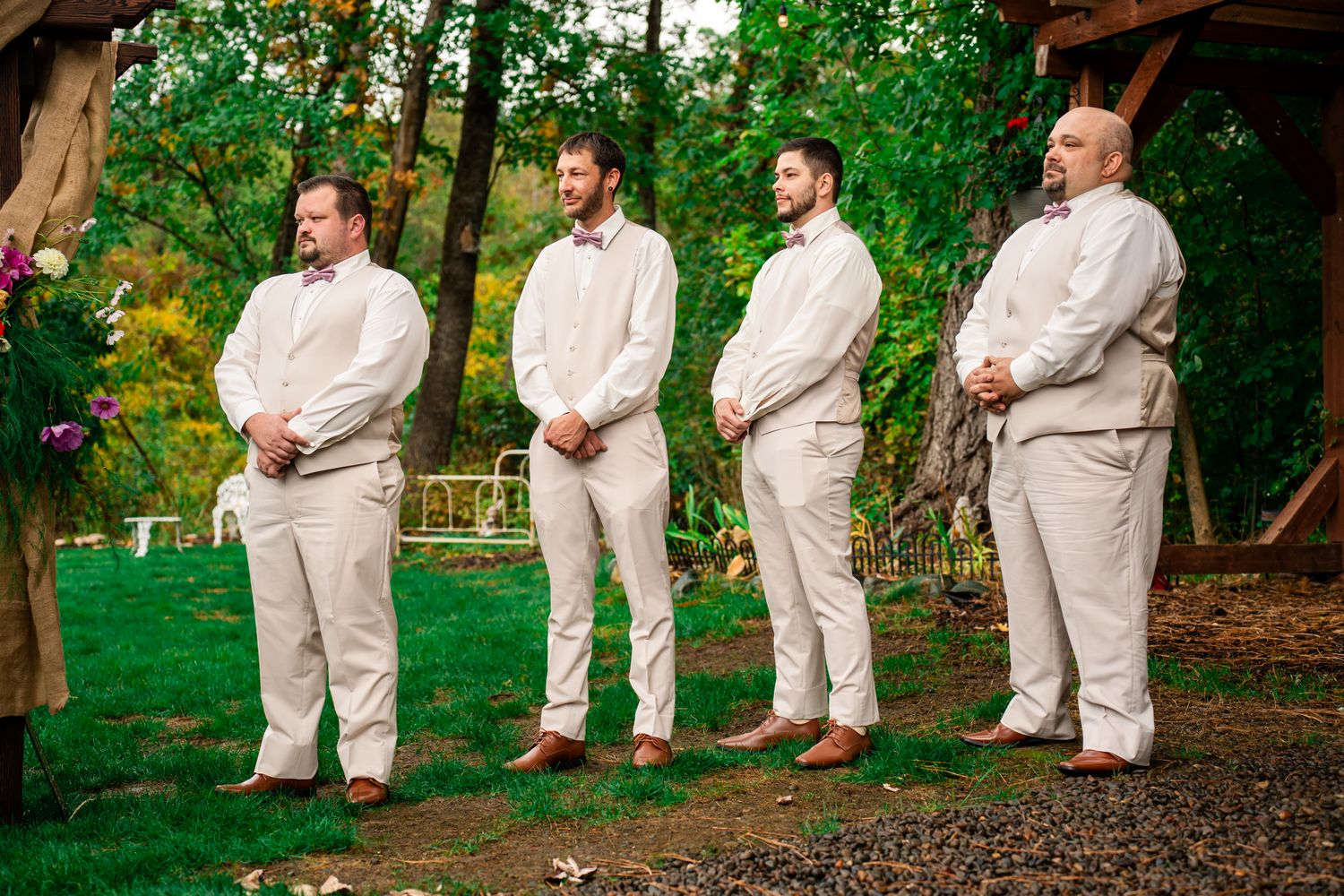 groomsmen side