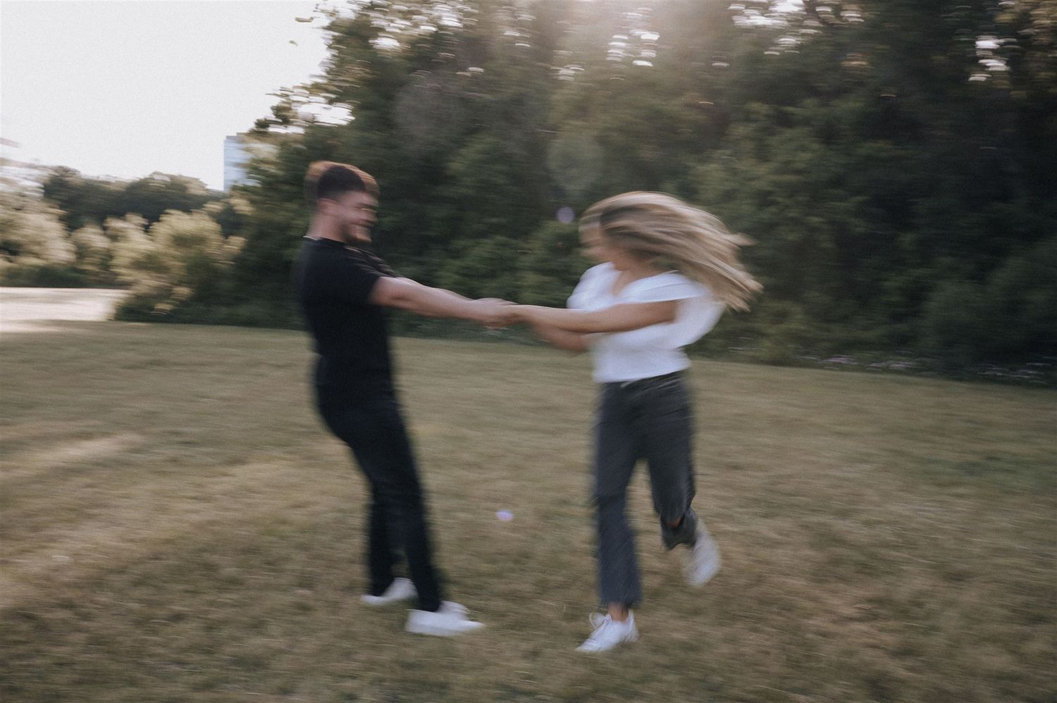 engagement photography session in The Woodlands, Tx