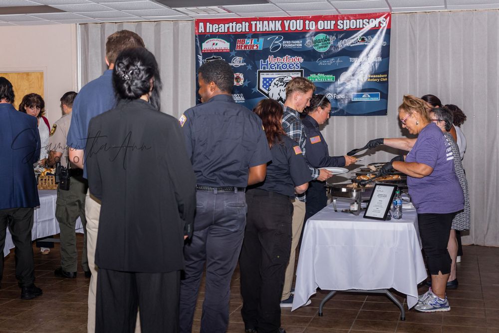 hometown heroes banquet swansboro, nc onslow county first responders and 9/11 honor at rotary club by Samantha Ann Photo