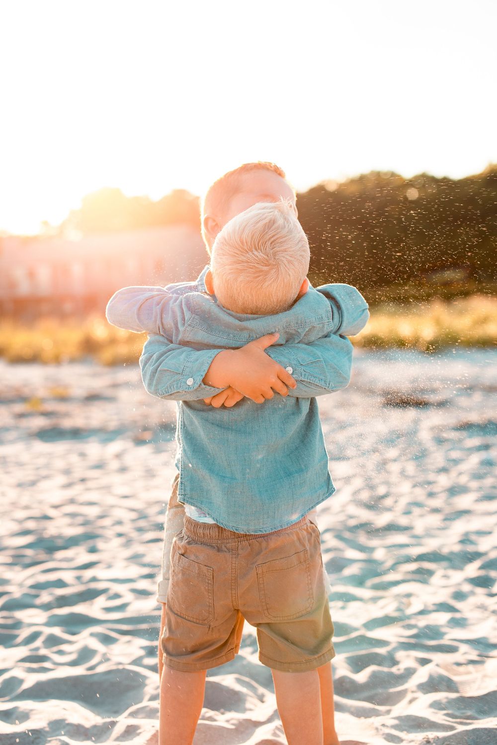 Golden Hour Beach Child Portraits