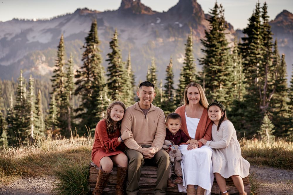 Rainier family photo session