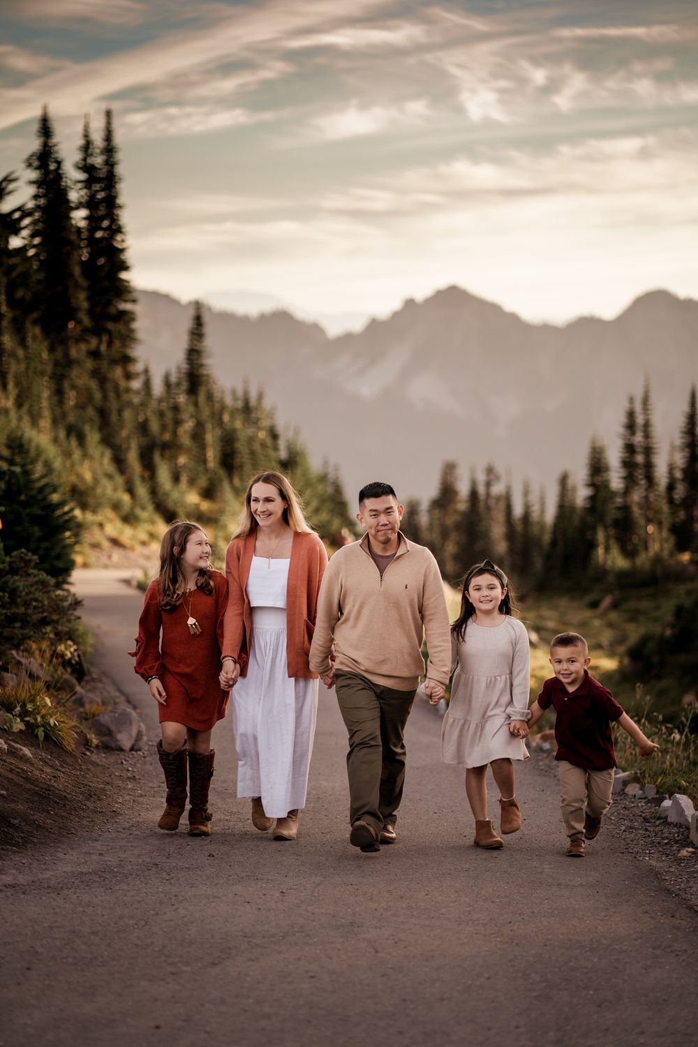 Rainier family photo session