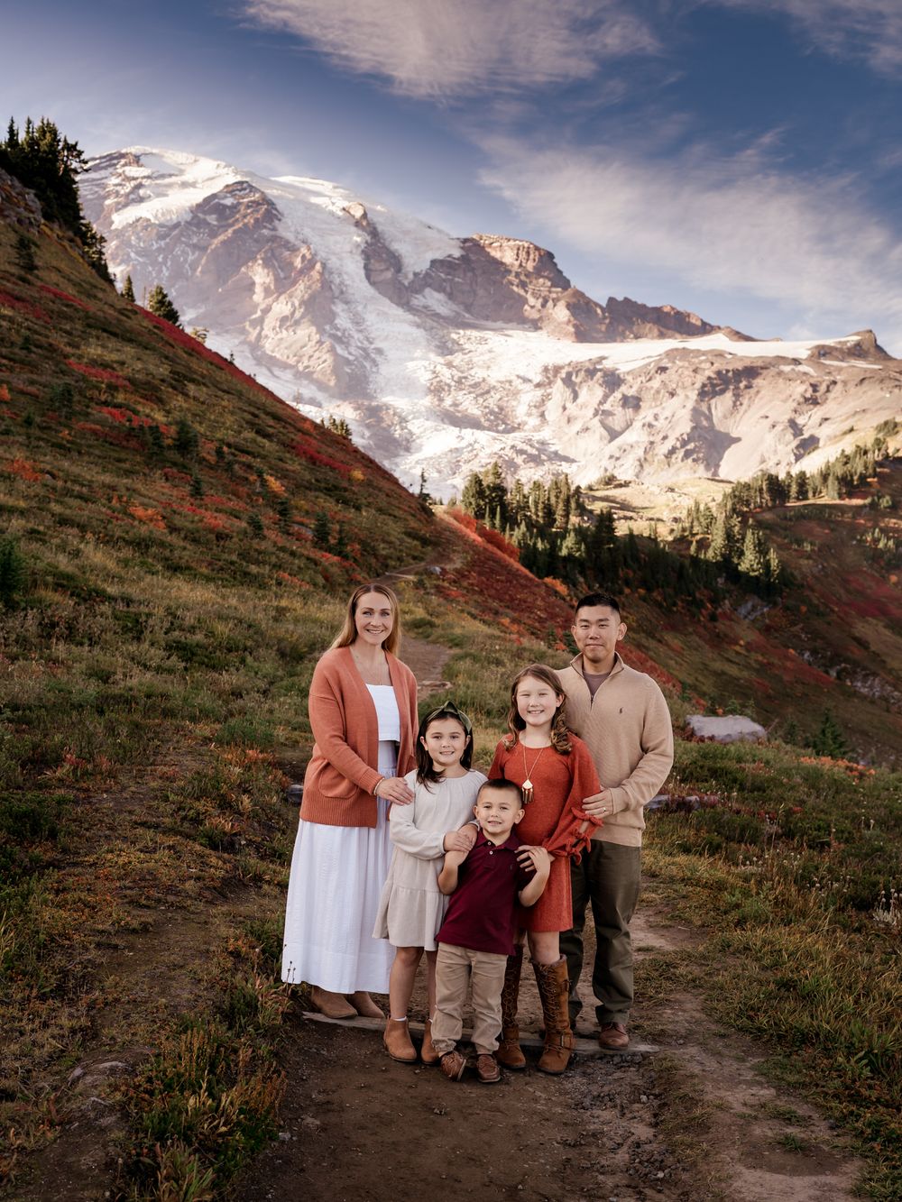 Rainier family photo session