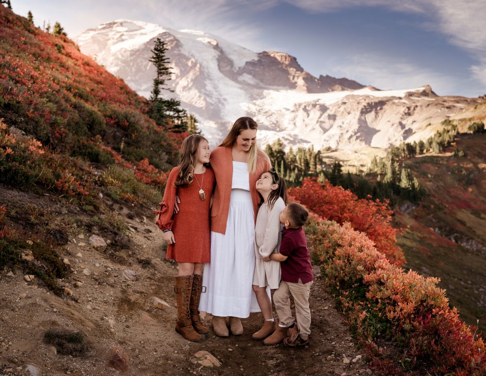 Rainier family photo session