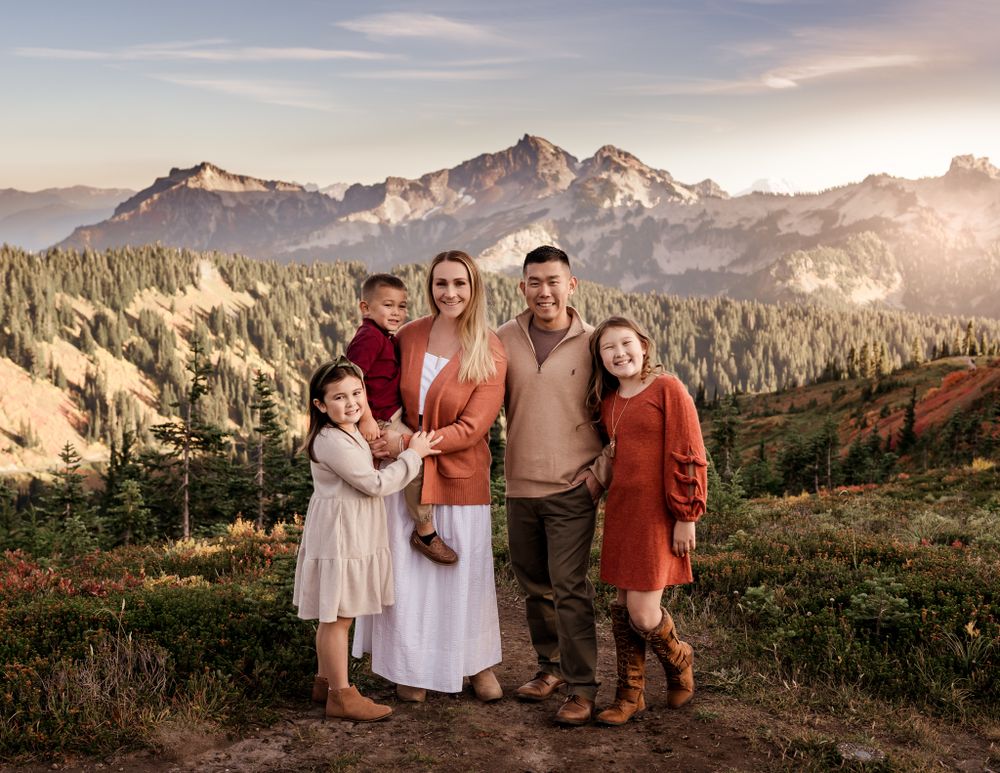 Rainier family photo session
