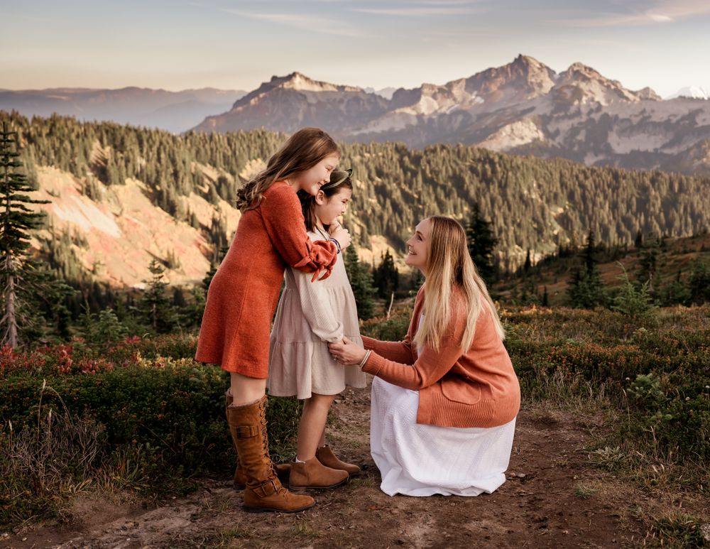 Rainier family photo session
