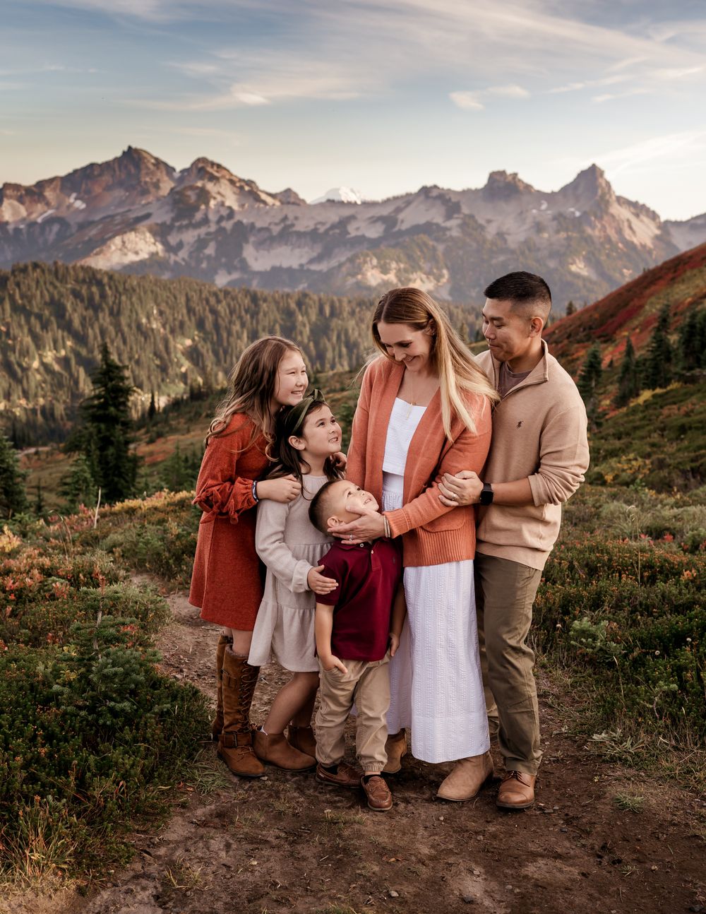 Rainier family photo session