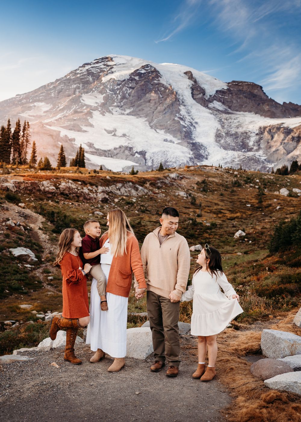 Rainier family photo session