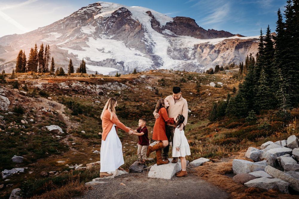 Rainier family photo session