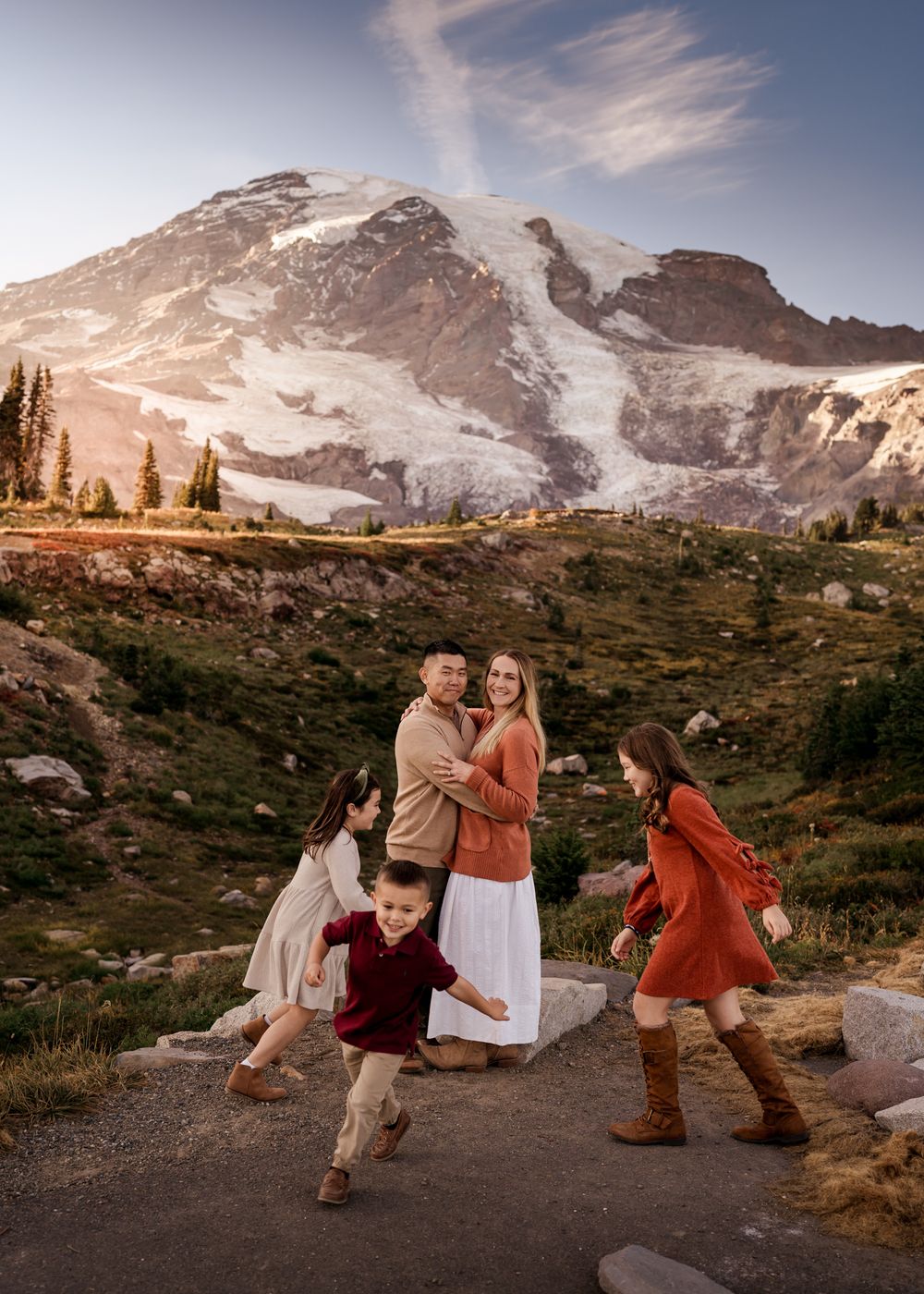 Rainier family photo session