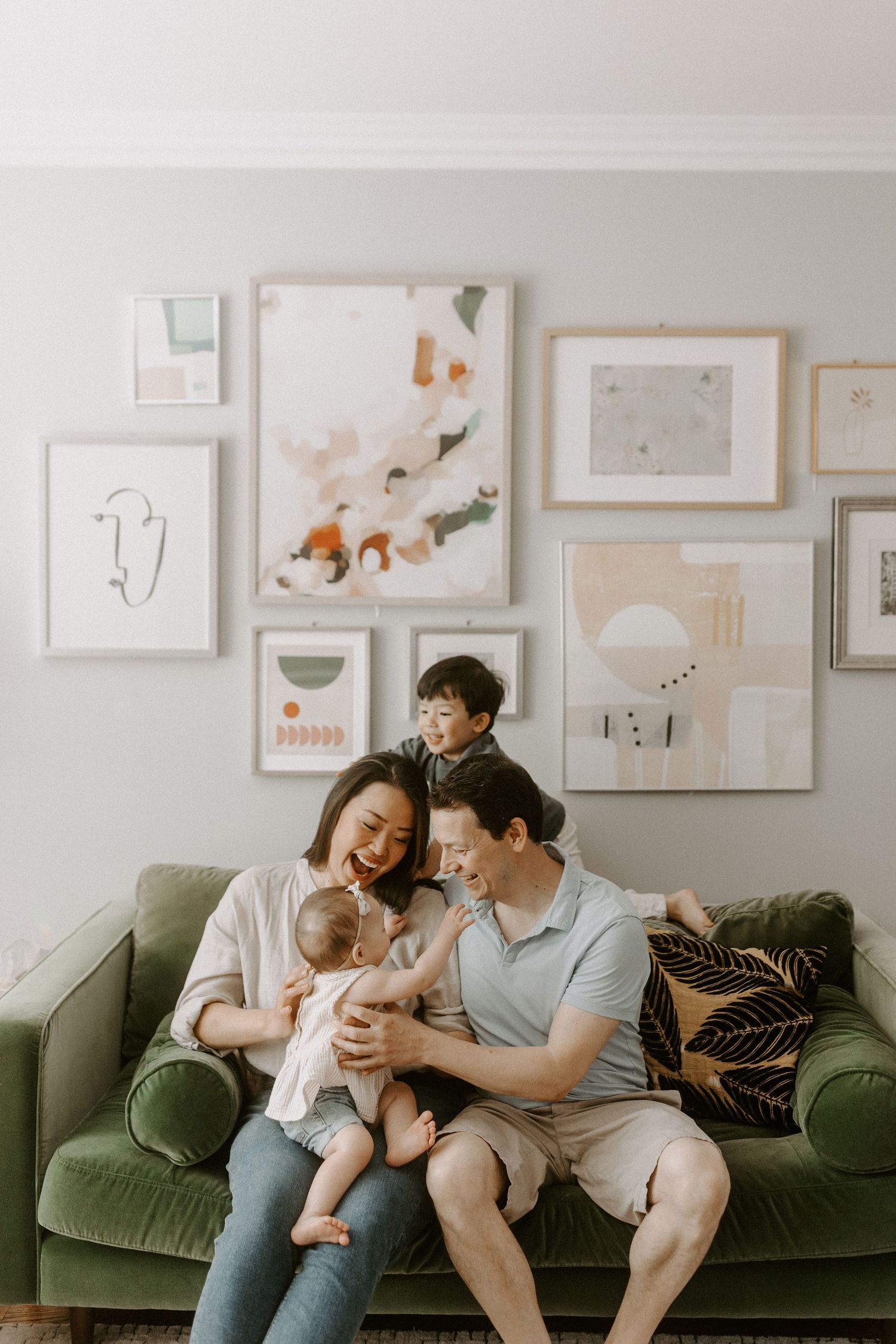 family toronto home session photography leaside