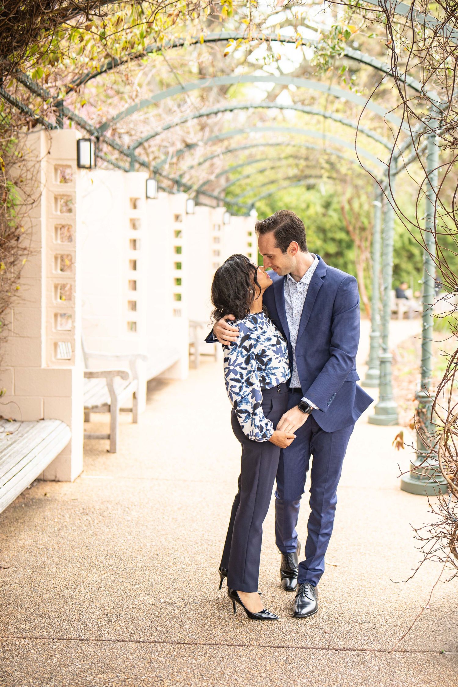 Kelly Photography Atlanta Engagement Session Atlanta Botanical Garden Atlanta Ga