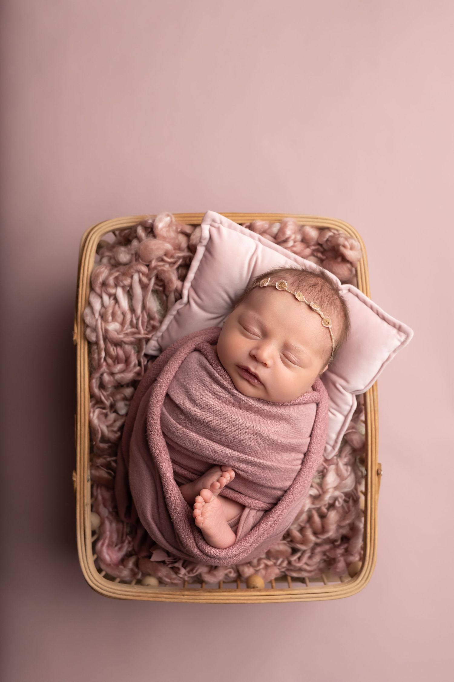 Newborn girl photo, taken by Jen Knightstep, Photographer