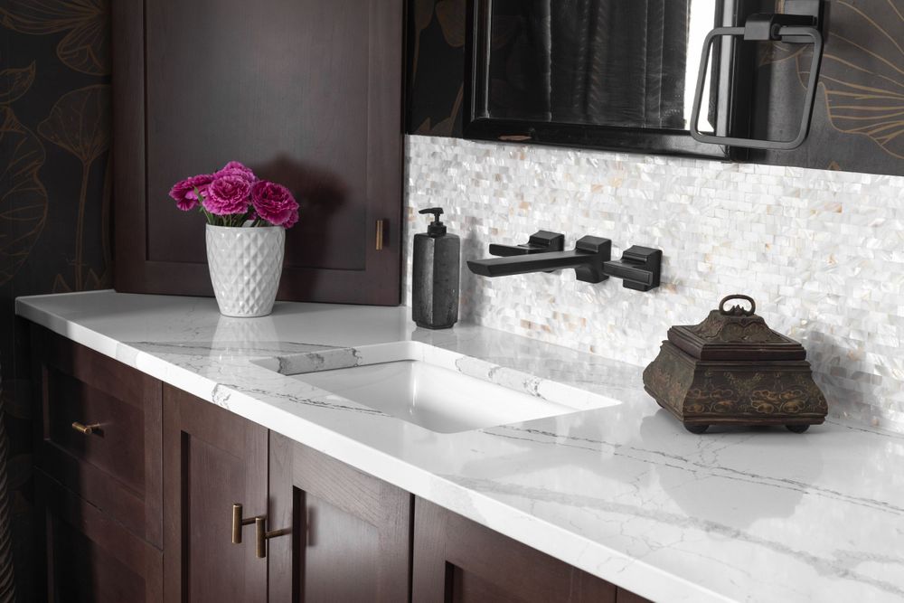Bathroom Remodel Architectural Photography - Sink Detail