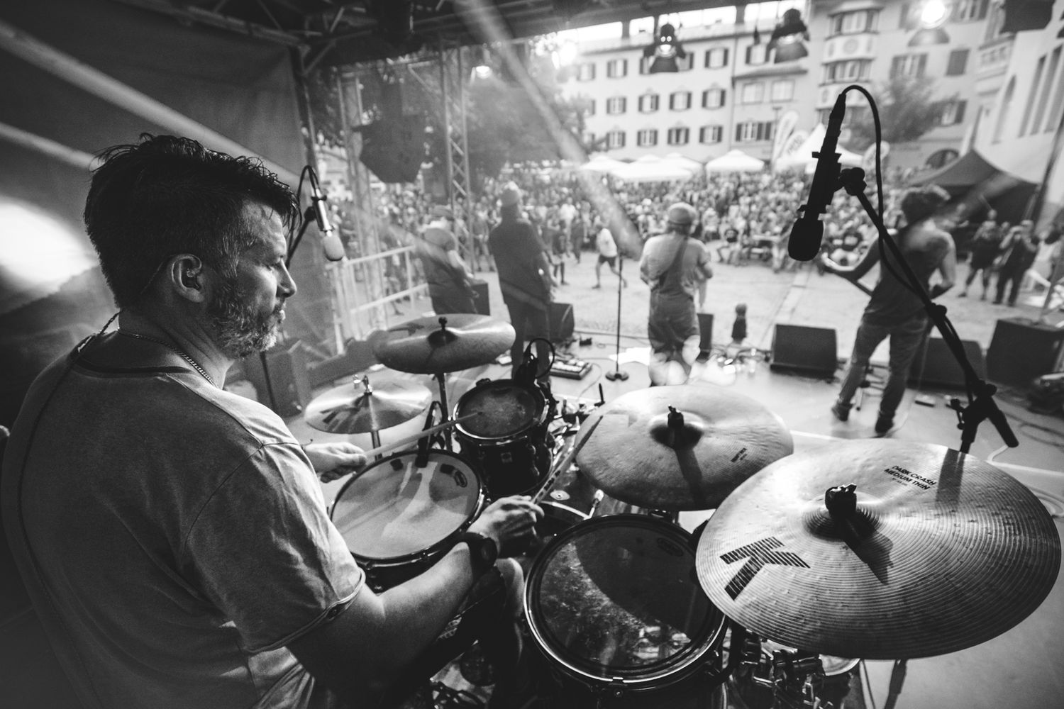 Cotton Underwear, Tirols Rock Coverband, live beim Kufstein Unlimited