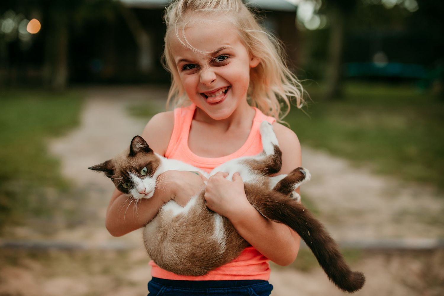 Lakeland Newborn Photographer- Little girl holding cat