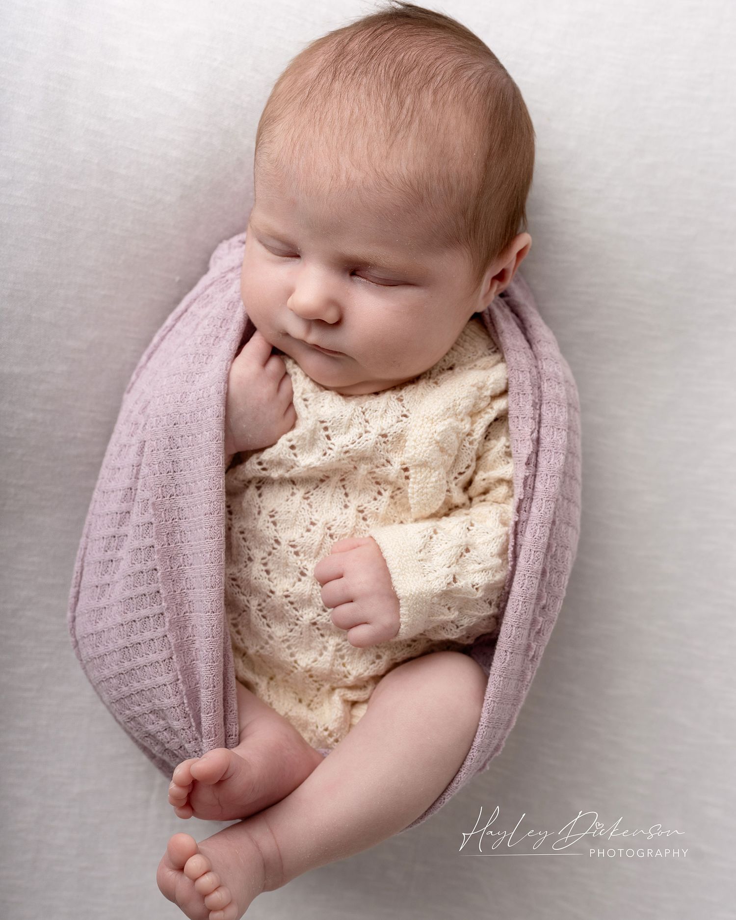 Hayley Dickenson Photography Studio - newborn baby sleeping