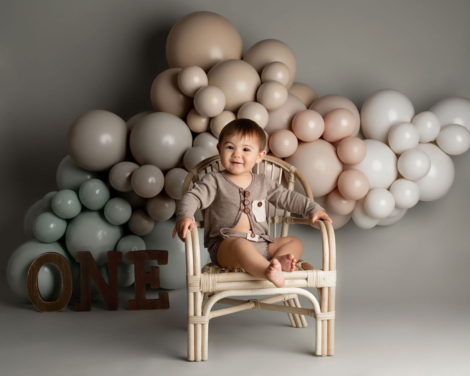 riverside baby photography, first birthday milestone portraits