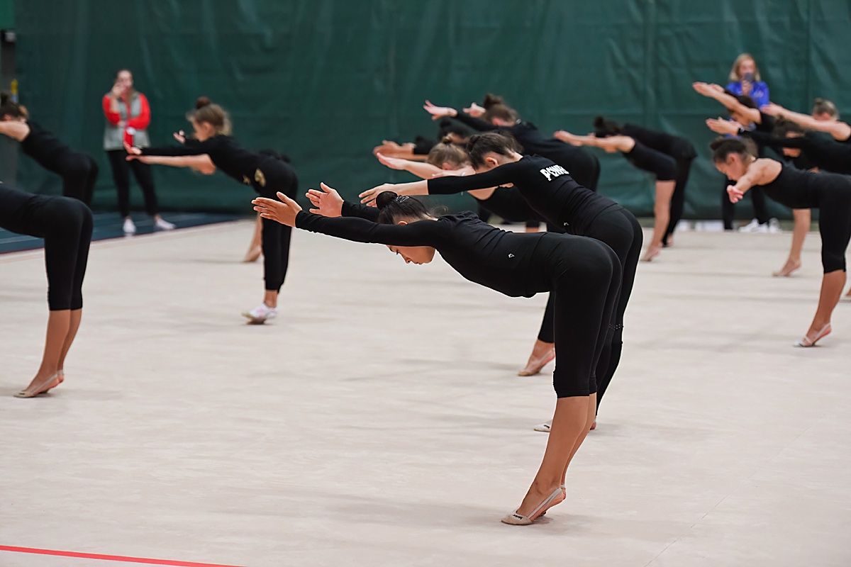 Strong rhythmic gymnast at Rhythmic Squad Camp