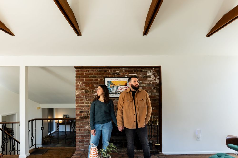 lehigh valley in-home engagement session