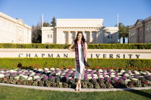 College graduate senior session at Chapman University