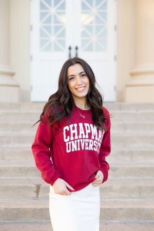 College graduate senior session at Chapman University