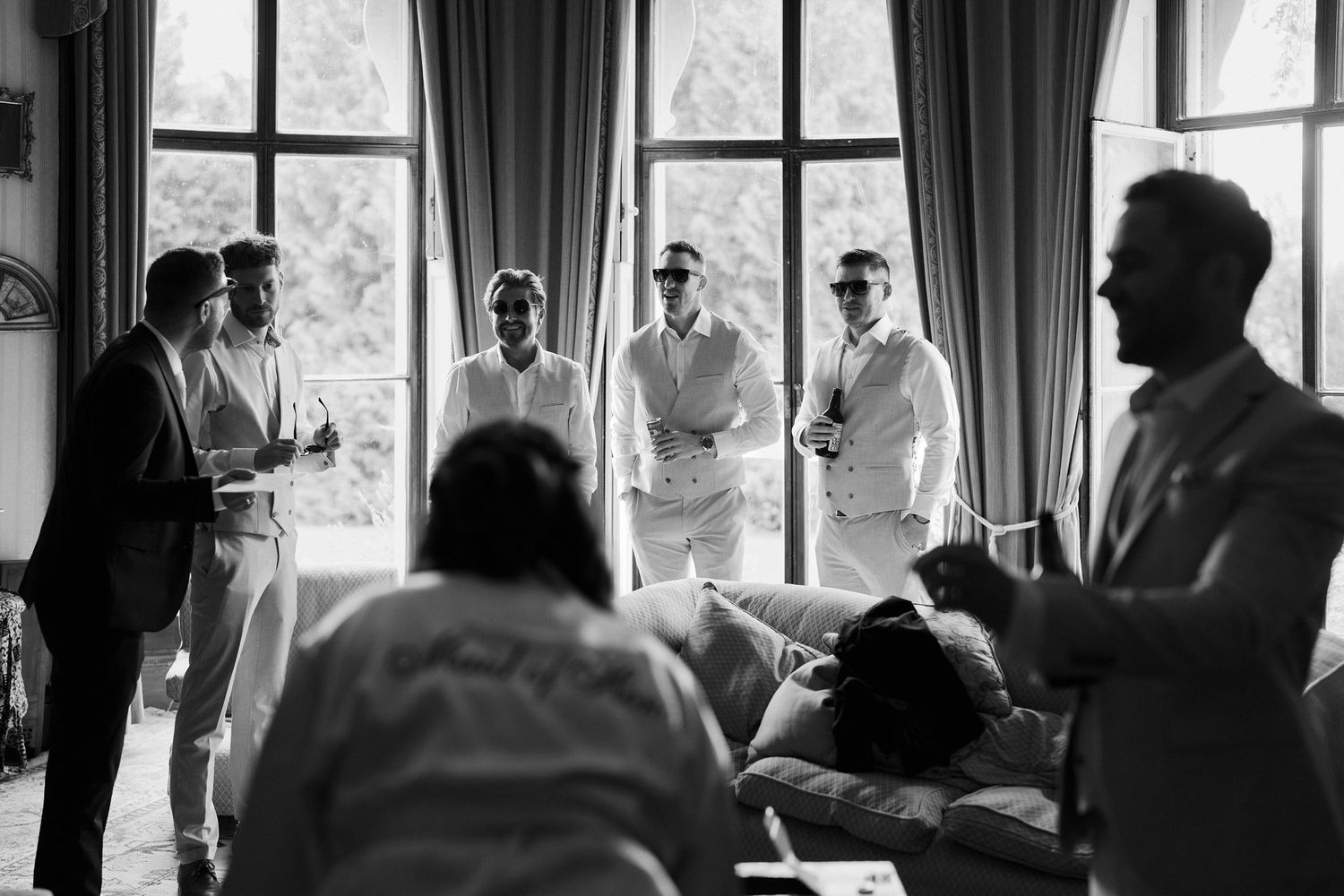 Pennard-house-summer-wedding-groomsmen