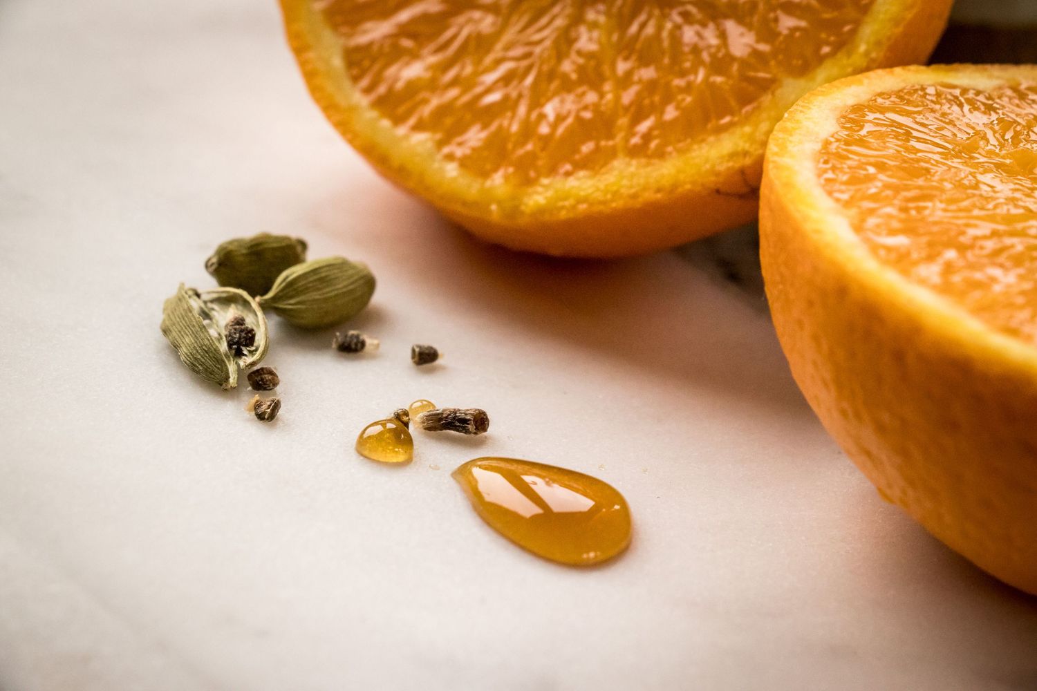Oranges Cardamom Honey