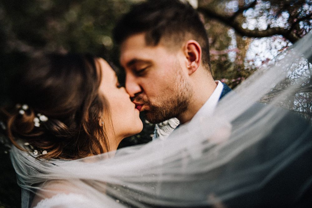 Wedding Veil shot by Rose and Rainbow Photography
