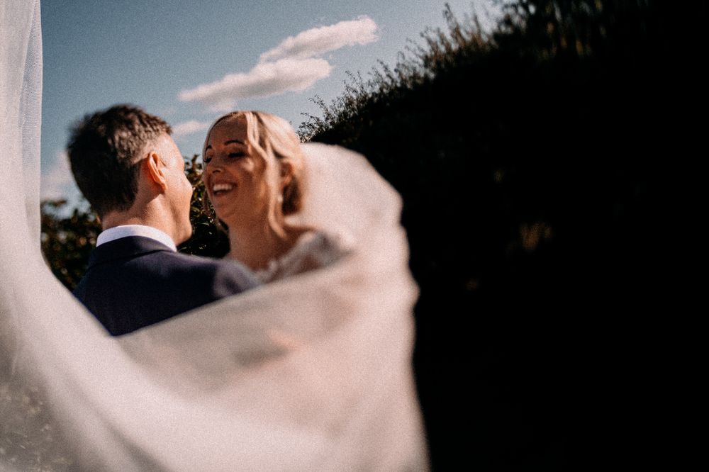 Wedding Veil shot by Rose and Rainbow Photography