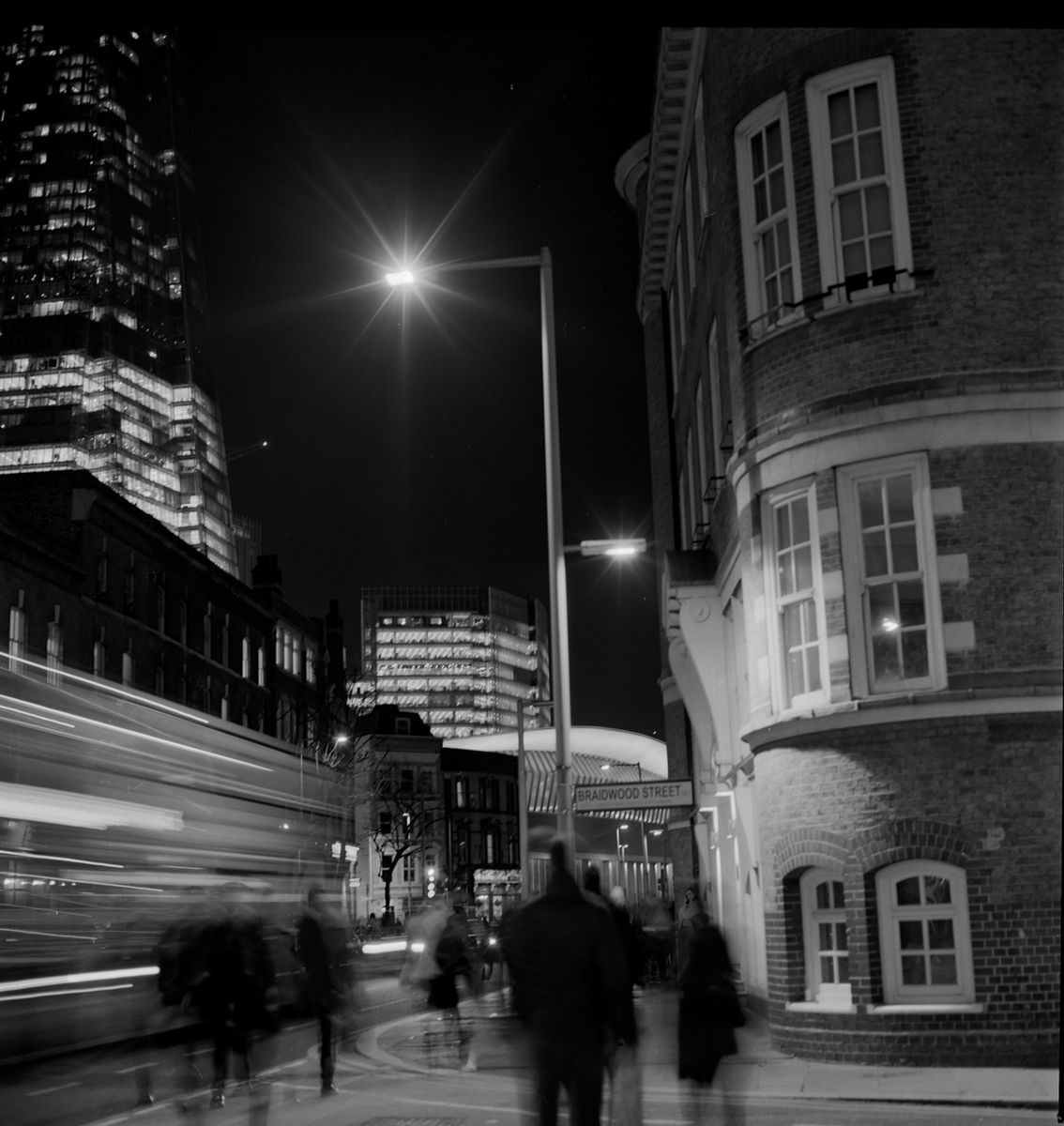 Central London - The Shard - Cityscape Photograph in Black and White