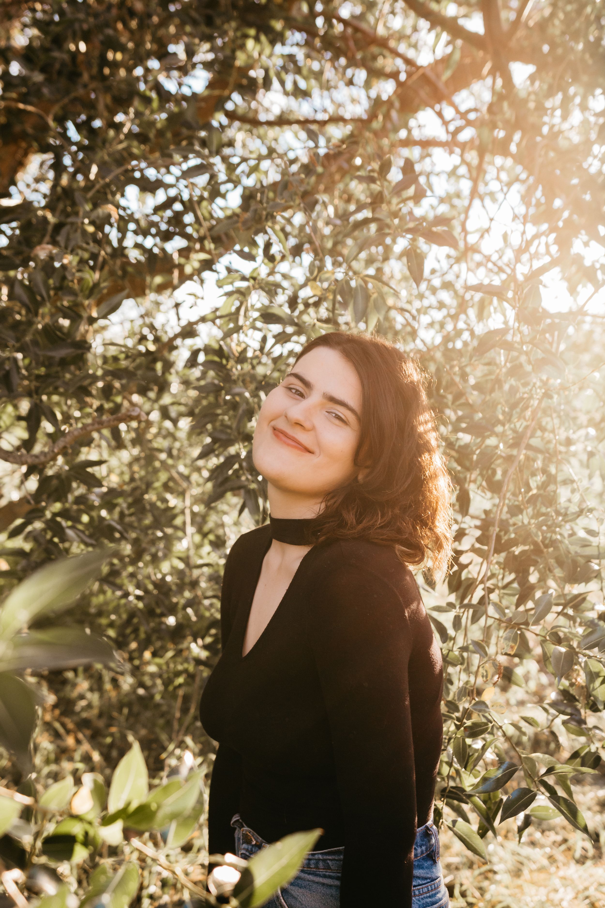 Candid Portrait in the trees