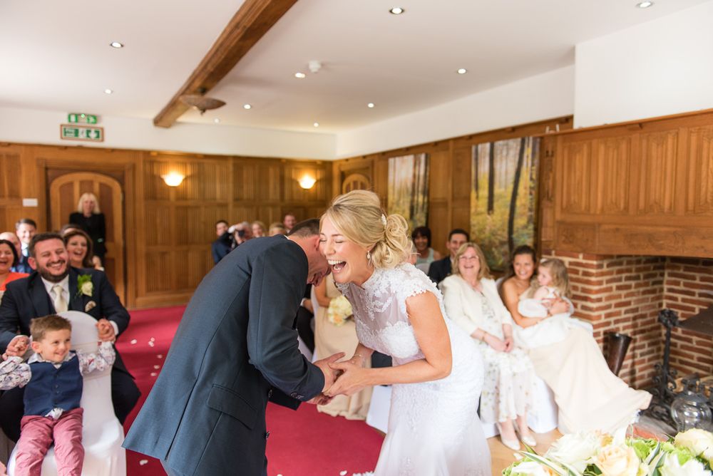 Bride meeting her dad, by Tony, a Belfast Wedding photographer