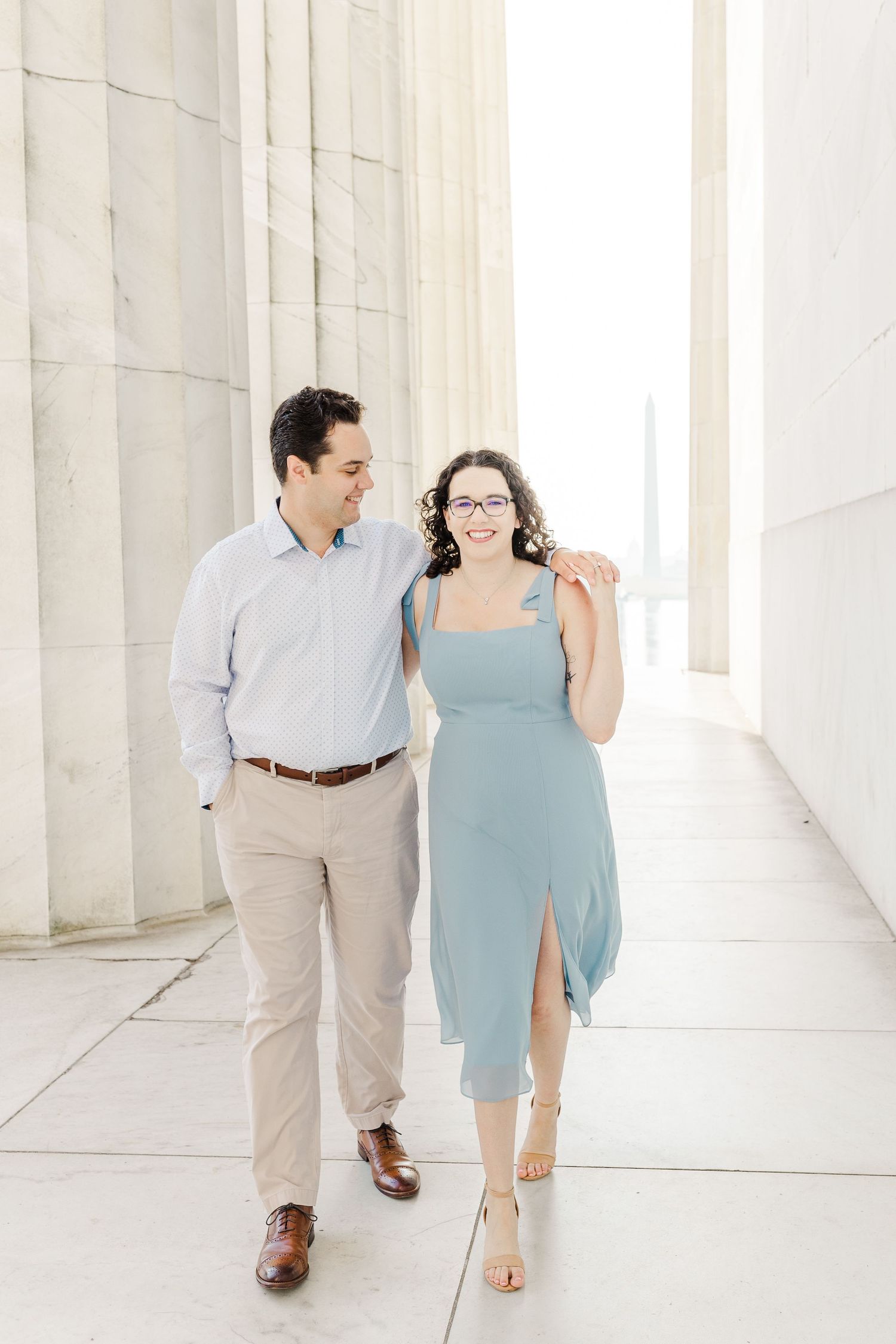 WASHINGTON DC LINCOLN MEMORIAL ENGAGEMENT PICTURES