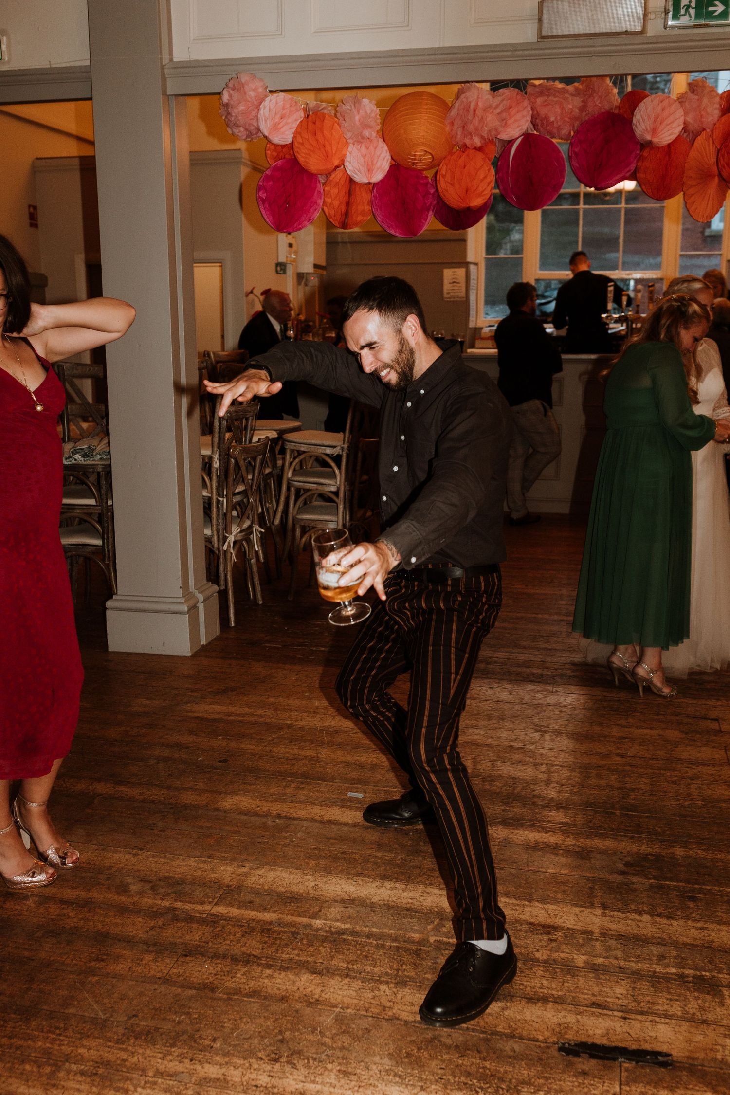 Party starts here with dancing and fun
