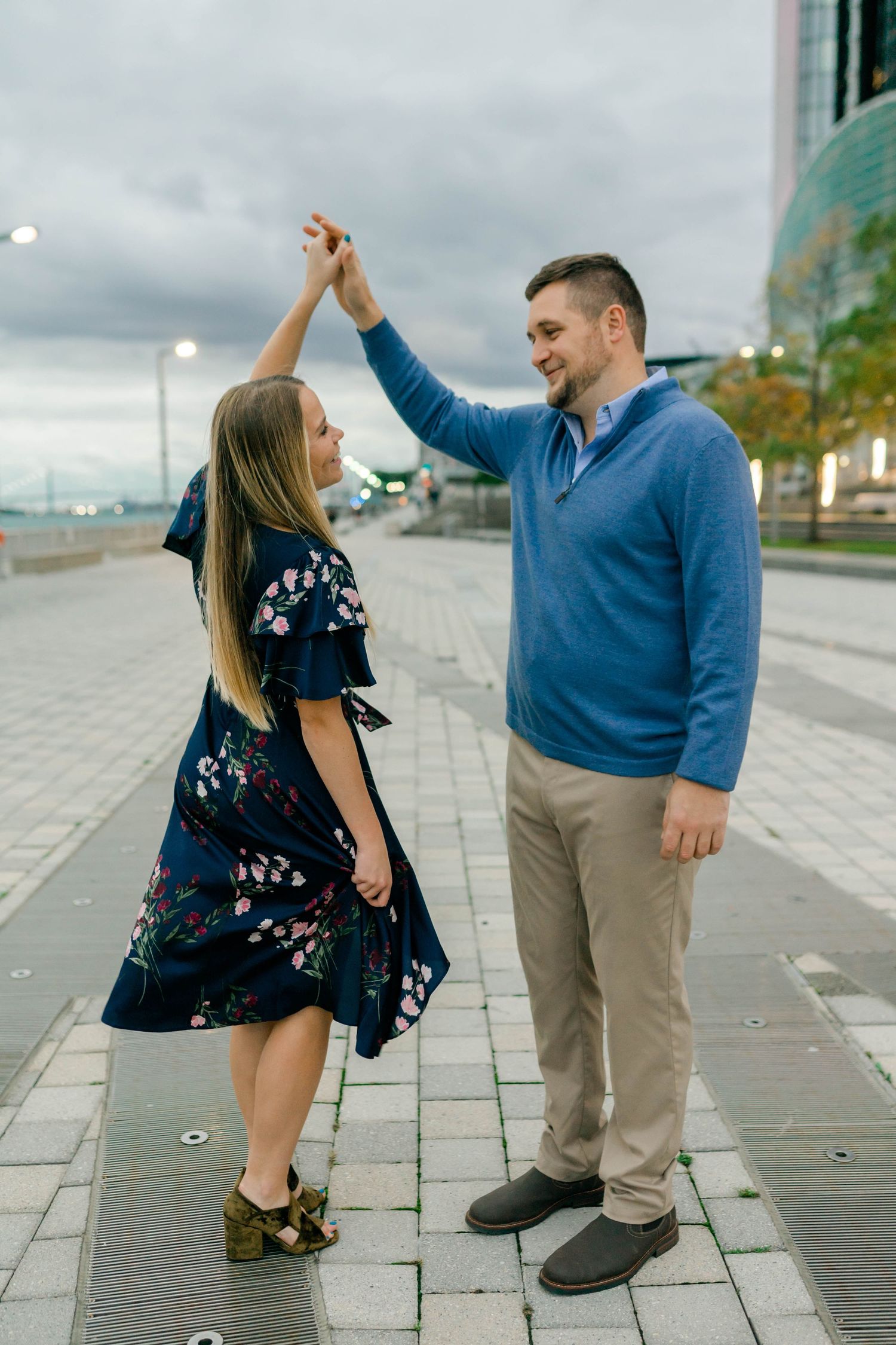 Engagement Photos Downtown Detroit
