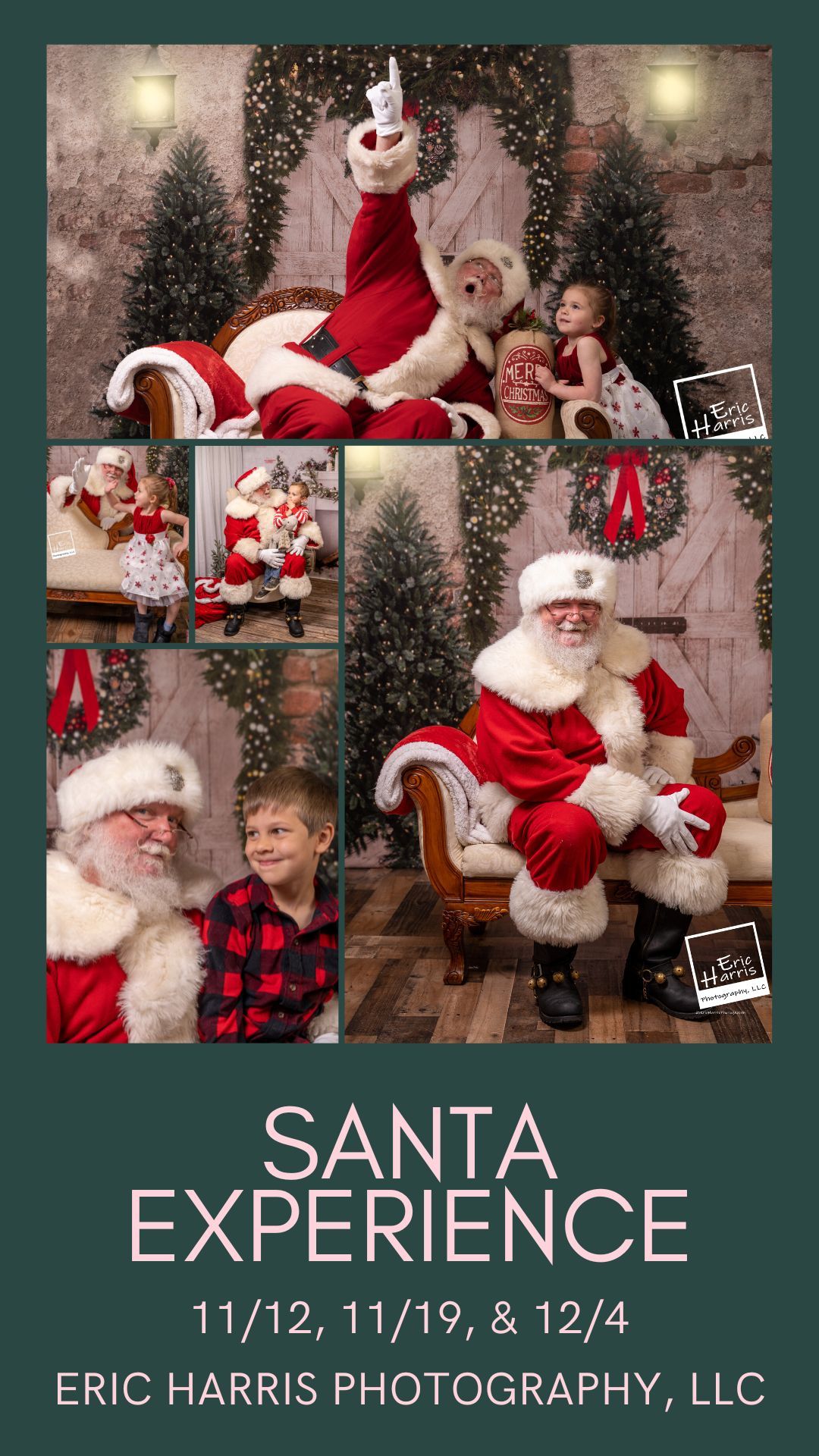 Santa sessions at Eric Harris Photography, LLC Wyncote PA