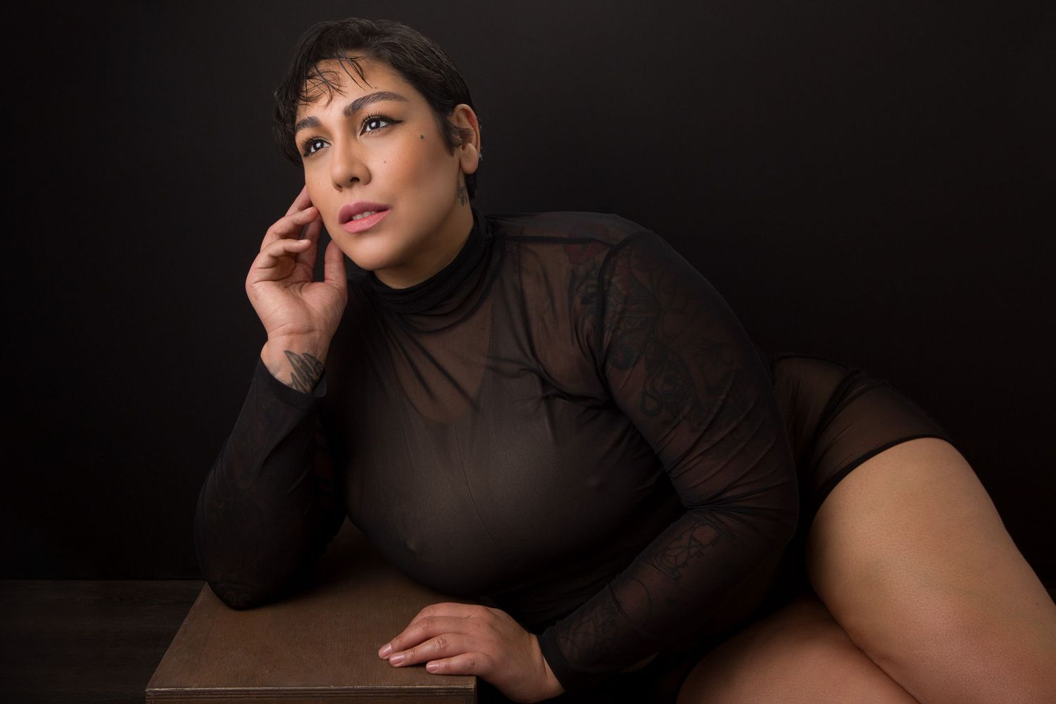 body positive photographer, seattle portrait photographer, studio photoshoots for women, photographer in ballard, feminine energy photoshoot
