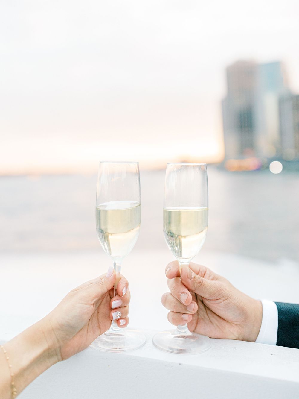 NYC Yacht Wedding Atlantica cruise Skyline Reception Jeanie Jang Photo NYC Wedding Photographer