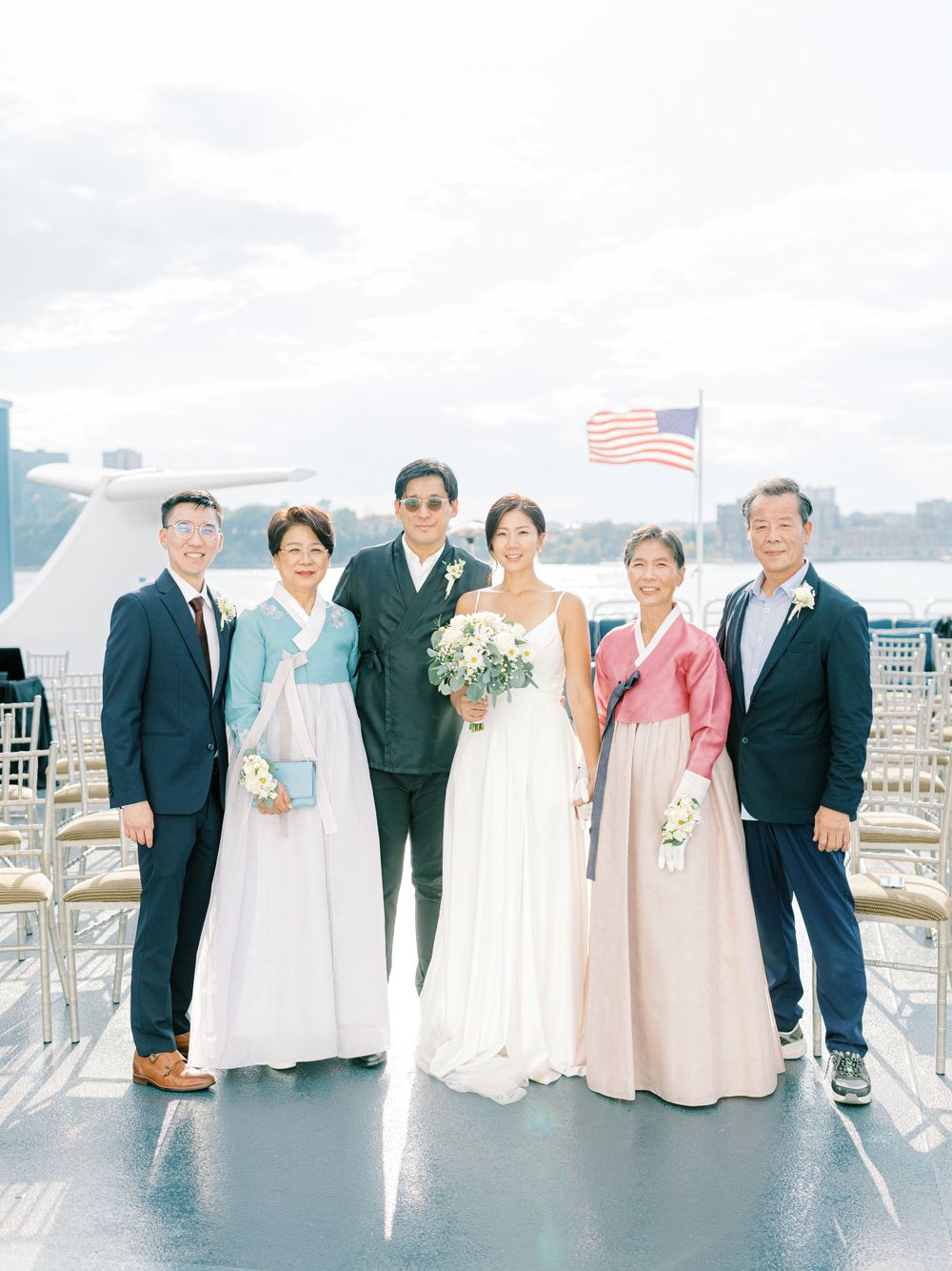 NYC Yacht Wedding Atlantica cruise Skyline Reception Jeanie Jang Photo NYC Wedding Photographer