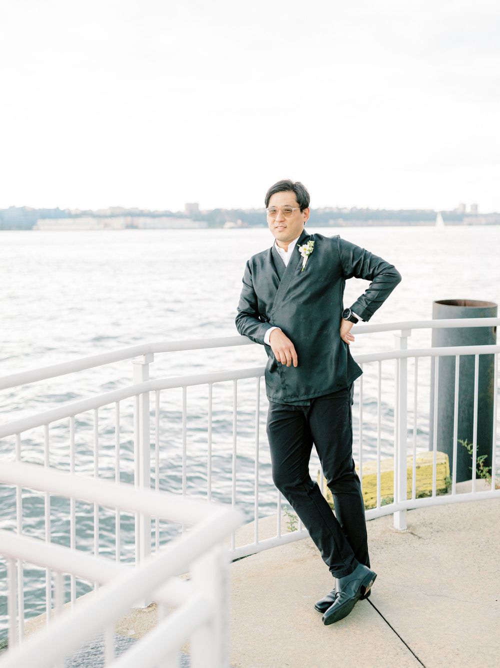 NYC Yacht Wedding Atlantica cruise Skyline Reception Jeanie Jang Photo NYC Wedding Photographer
