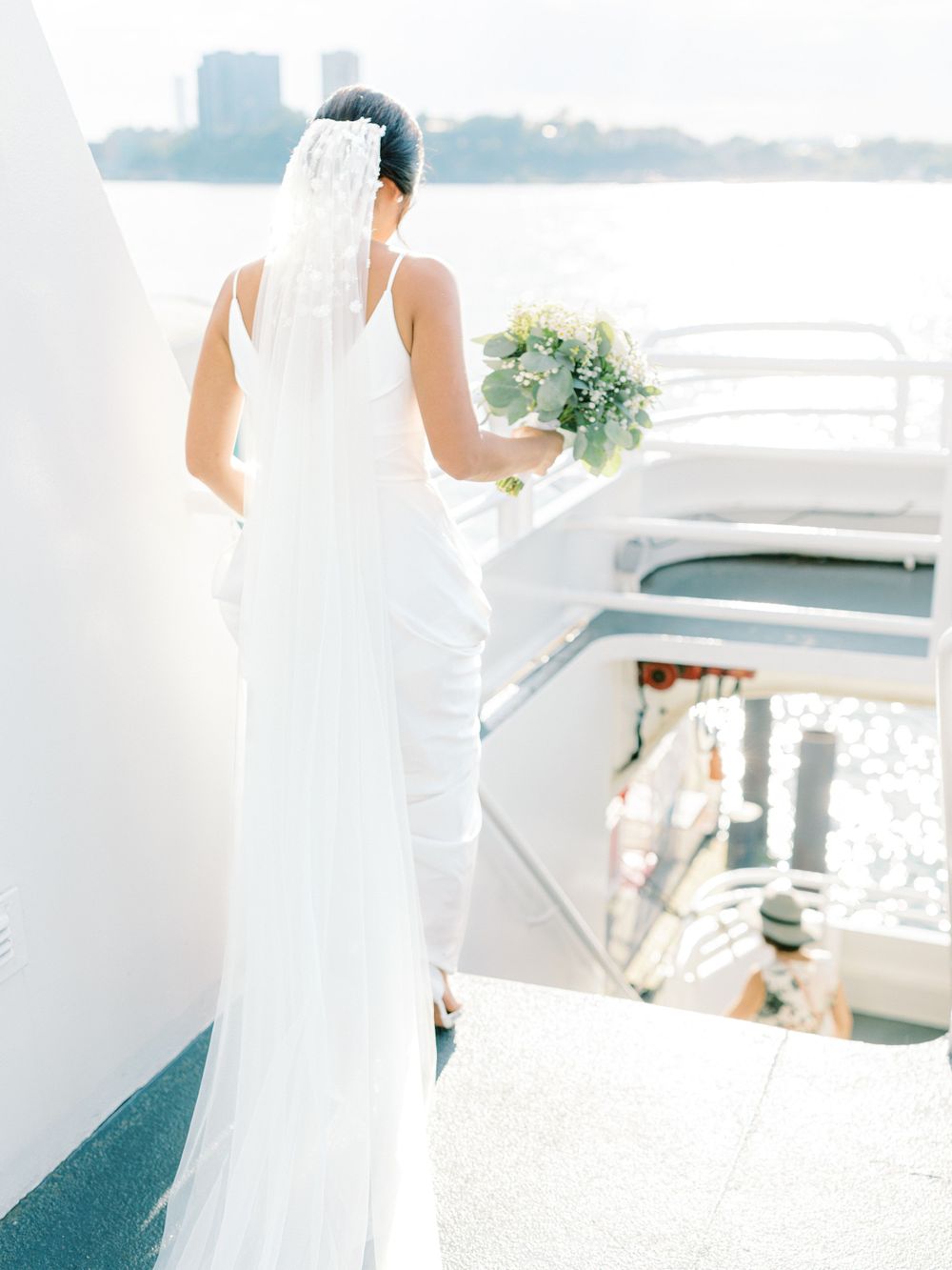 NYC Yacht Wedding Atlantica cruise Skyline Reception Jeanie Jang Photo NYC Wedding Photographer