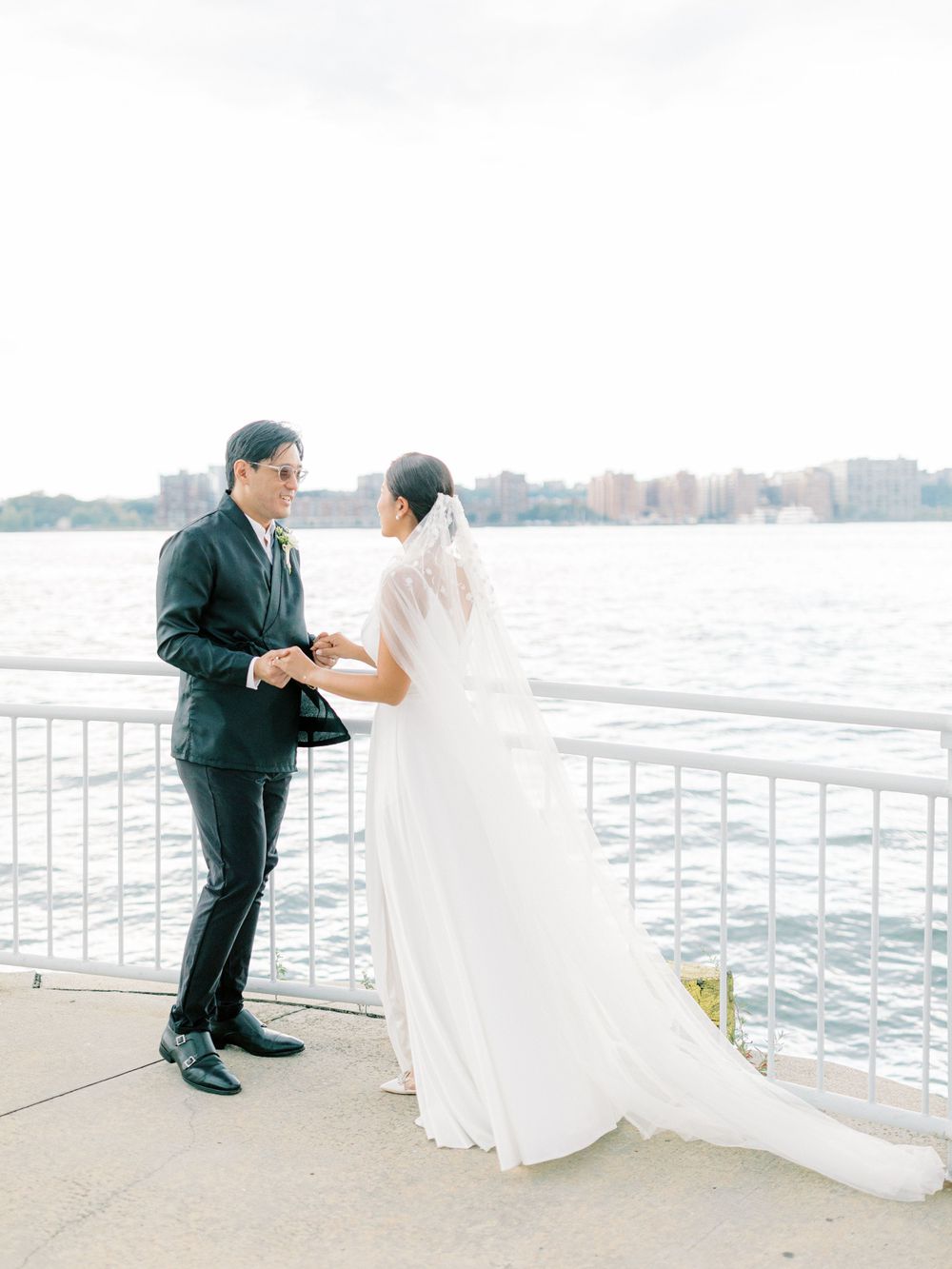 NYC Yacht Wedding Atlantica cruise Skyline Reception Jeanie Jang Photo NYC Wedding Photographer
